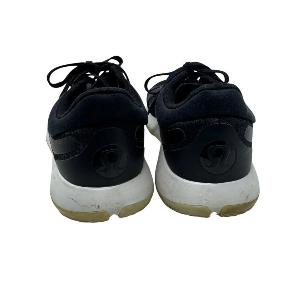 Lululemon Womens Strongfeel Train Black White sneakers training Shoes Size 9.5